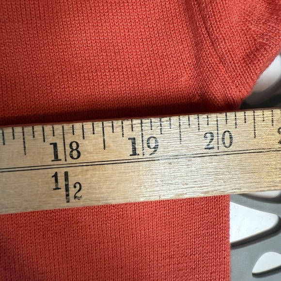 Vintage Miss Sophisticates Pendleton Knit Cardigan Woman's Medium Coral USA Made - Picture 6 of 8